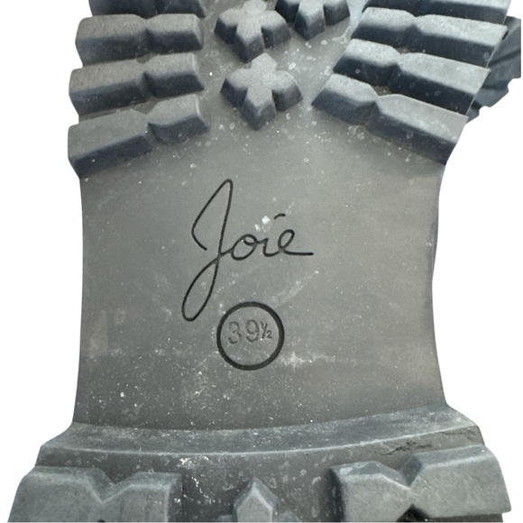 Joie Black Leather Ankle Chelsea Boot with Bow Detail Size 39.5 US 8.5 - Picture 7 of 8